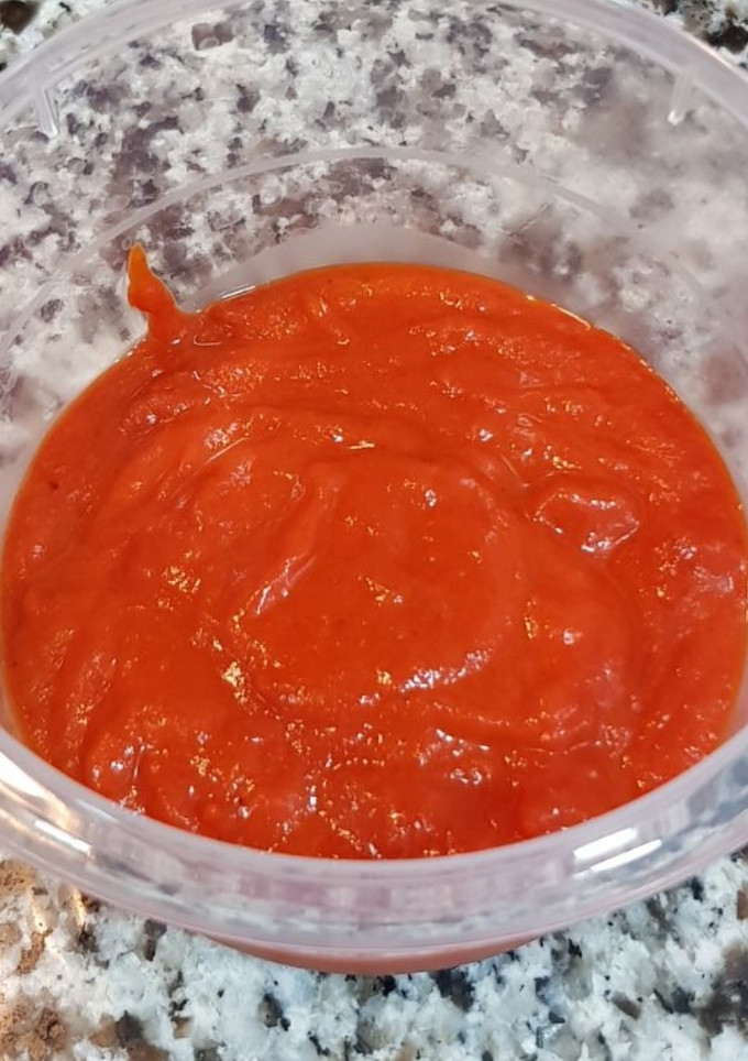 Una foto de Salsa de pimientos
