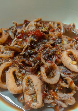 Foto resep Cumi-cumi Pedas Manis