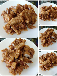 Foto resep Samcan goreng garing / fried pork belly ala me 🥰