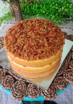 Foto resep Delicious Beef Floss Spongecake