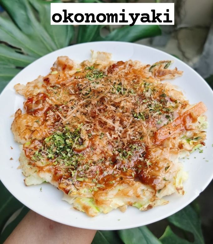รูปของ พิซซ่าญี่ปุ่น ซอสโฮมเมด (Okonomiyaki)