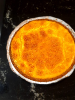 Una foto de Cheesecake o pay de queso keto