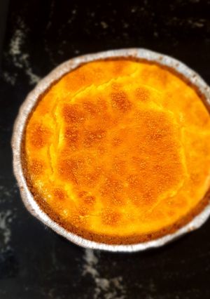 Una foto de Cheesecake o pay de queso keto