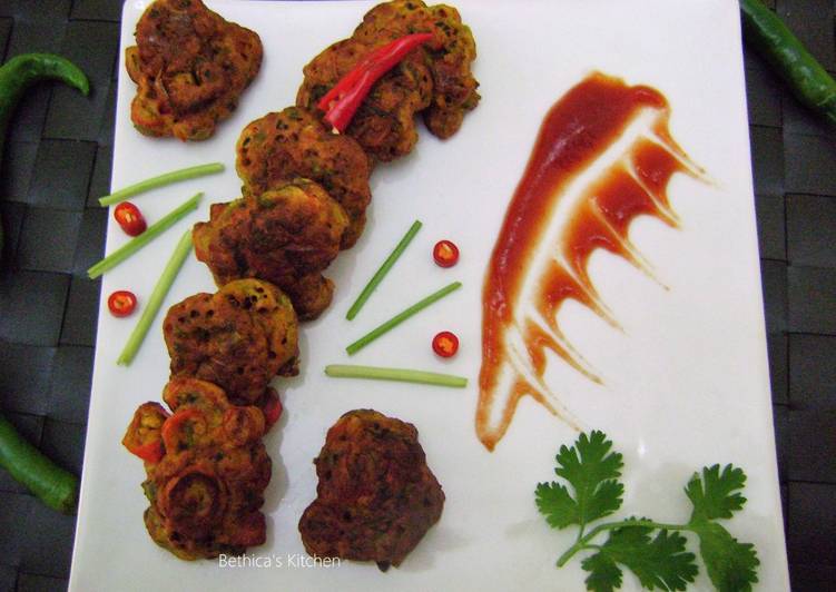 Steps to Make Any-night-of-the-week Chilli Pepper Pakora