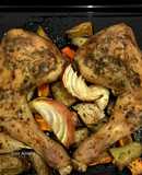 Ayam Panggang Oven ~Enak ! (butter, oregano, parsley)