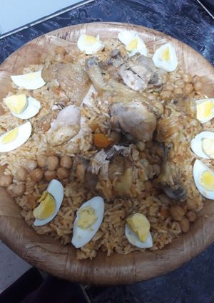 صورة لوصفة ارز في الكيكوط