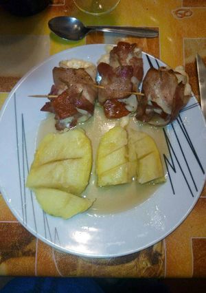 Foto principal de Rollitos beicon, pollo, queso y pimiento de piquillo