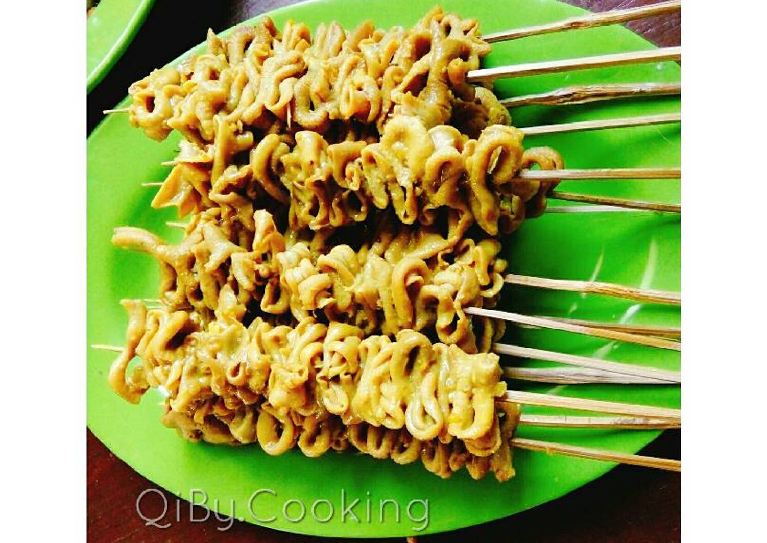 Resep Sate Usus Bumbu Kuning Oleh Nanis Putri Ku Qiby Cooking Cookpad