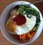 Easy Ways Make Recipes Bibimbab ala Resto Korea the Can Spoil the Tongue Delicious.