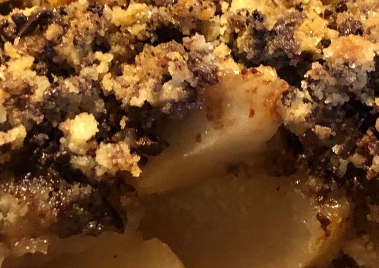 Comment Préparer Des Crumble poires et chocolat