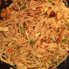 A picture of Vegetable spaghetti.