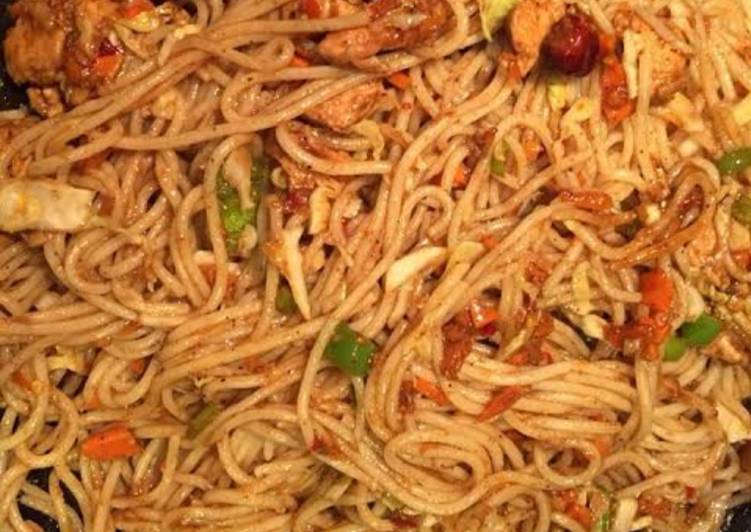 Steps to Make Speedy Vegetable spaghetti