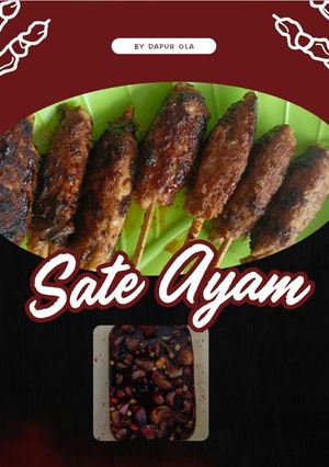 Foto resep Sate Ayam Giling