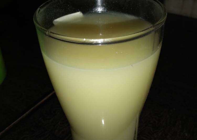 Recipe of Quick Coconut and pineapple drink