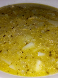 Una foto de Sopa papa batata ñame