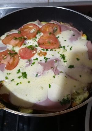 Una foto de Pizzas de vegetales