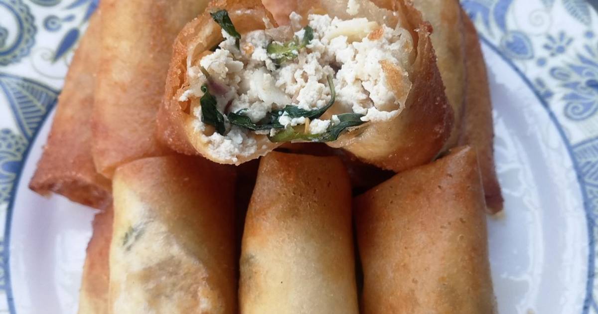 Resep Lumpia Isi Tahu Dan Kemangi Yang Wangiii Oleh Dapur Mama Keys