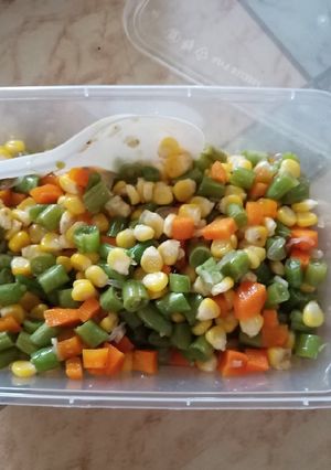 Foto resep Oseng simpel Jagung Wortel Buncis