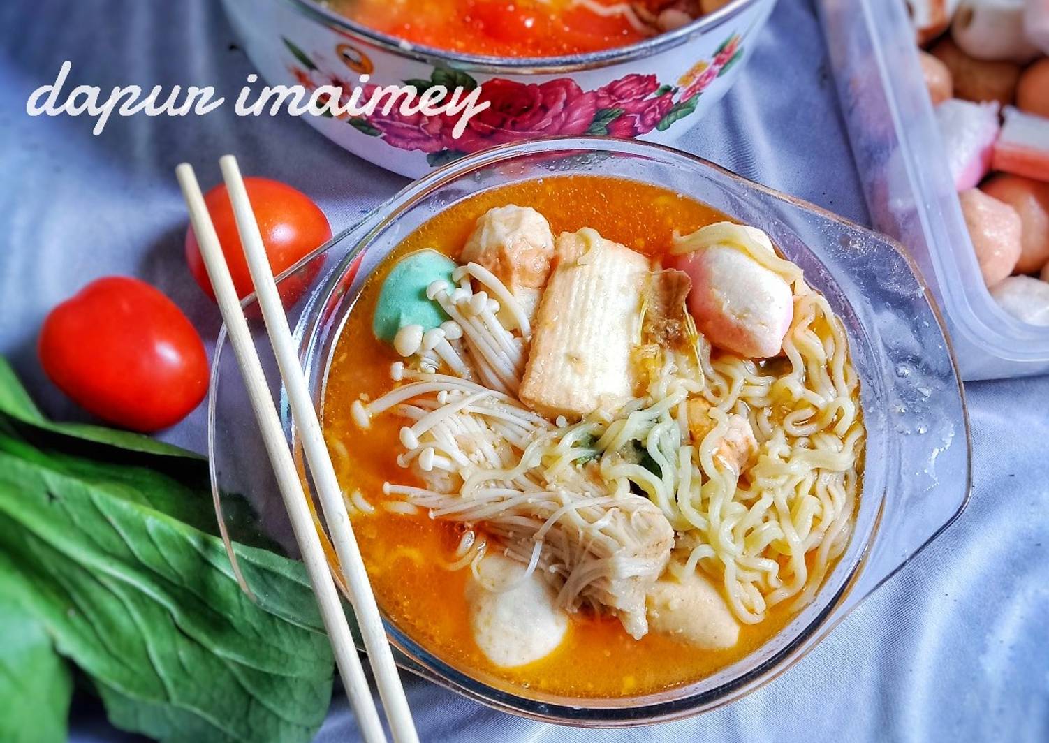 Resep Suki Steamboat Mie Kuah Tomyam Oleh Imaimey Cookpad