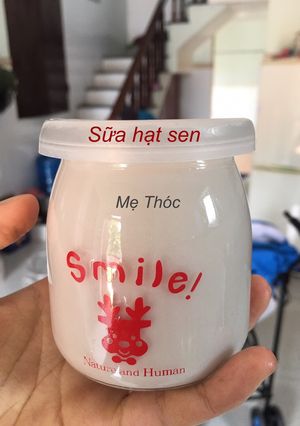 Hình của món Sữa hạt sen.