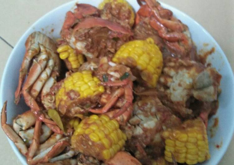 Resep Kepiting saos tiram Anti Gagal