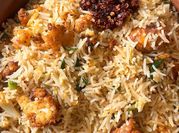 A picture of leek fried rice