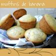 Muffins de banana con pasas y semillas de amapola