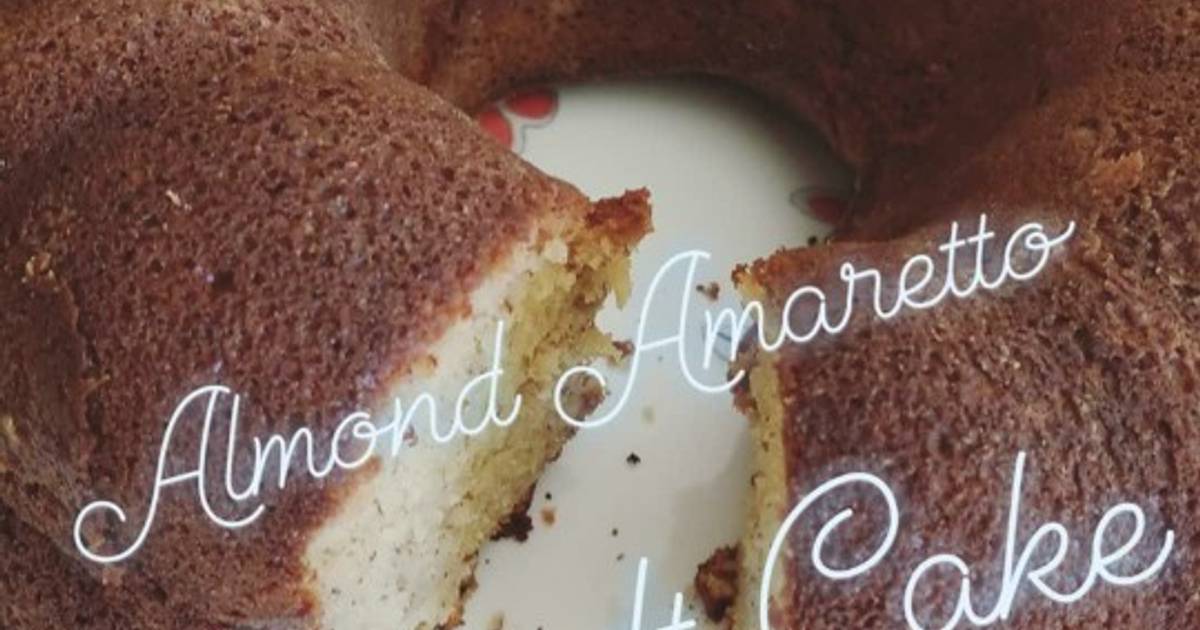 Almond Amaretto Pound Cake | Moist Homemade Bundt Cake Recipe