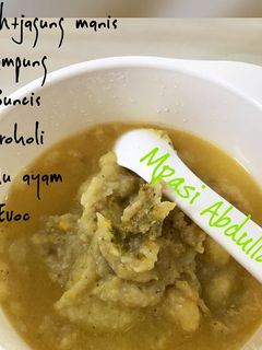 Foto resep Mpasi 4 bintang Abdullah