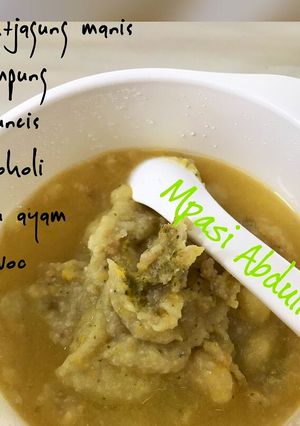 Foto resep Mpasi 4 bintang Abdullah