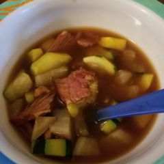 A picture of Ham & Turnip stew.