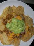 Nachos con carne molida