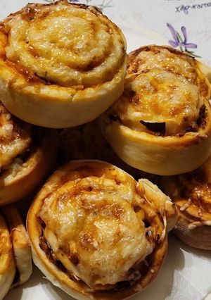 Pizzás csiga recept fotója