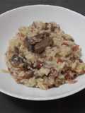 Risotto cu ciuperci și speck