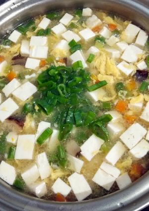 Foto resep Sup Tahu Lembut / Silken Tofu Soup