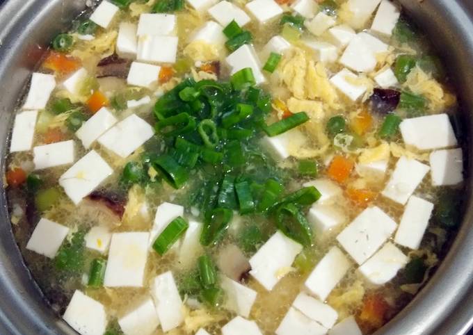 Sup Tahu Lembut / Silken Tofu Soup