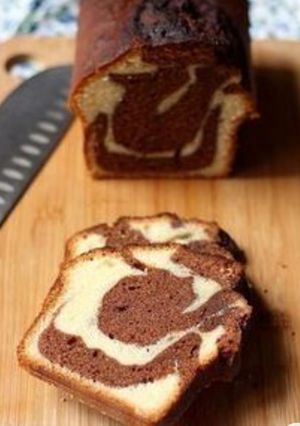 Une photo de Gâteau marbré au chocolat 🍫 🥧