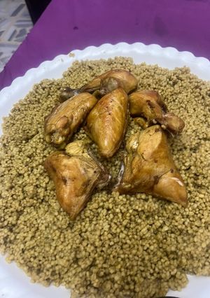 صورة لوصفة مفتول قمح بالدجاج