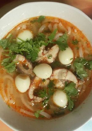 Hình của món Bánh canh cá lóc.