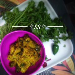 A picture of Sweet Cauliflower sabzi.
