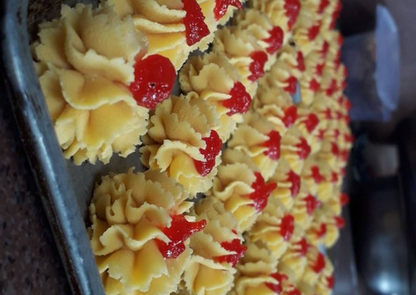 Kue semprit simpel