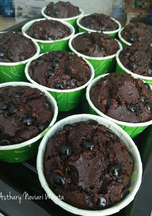 Foto resep Chocolate Custard Muffin