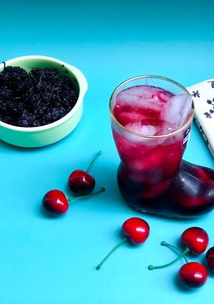 Hình của món Sirô dâu tằm.