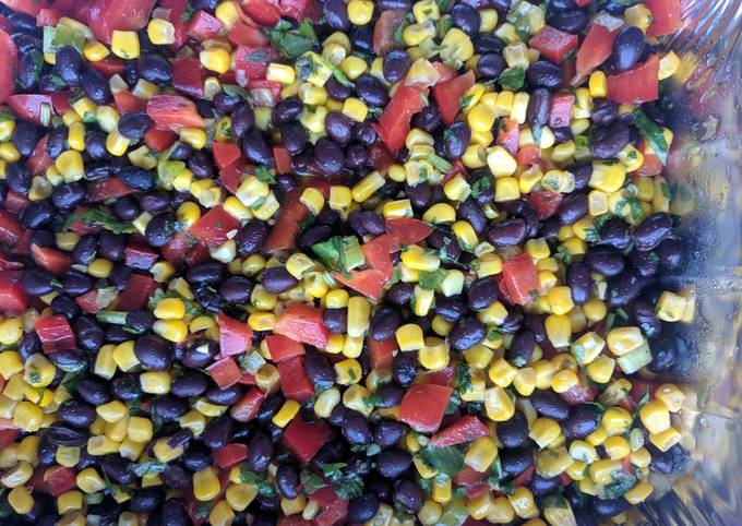 Step-by-Step Guide to Prepare Homemade Avovado black bean salad