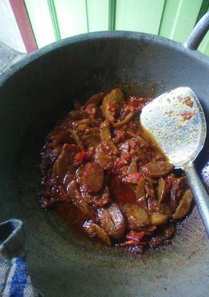 Foto resep Jengkol balado kecap pedas