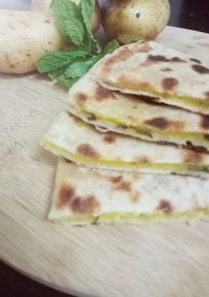 صورة لوصفة شباتي بحشوة البطاطس