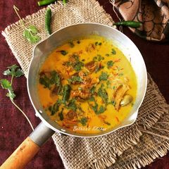 A picture of Milky Mutton Curry.