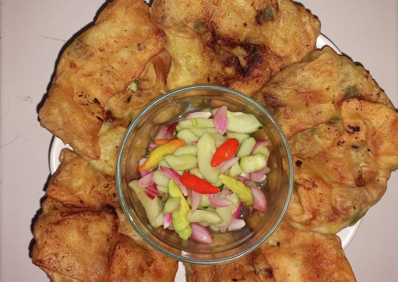 Martabak Ayam Telur resep Ibukk