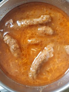 صورة لوصفة كفتة الرز بالصلصة 🍲🍲