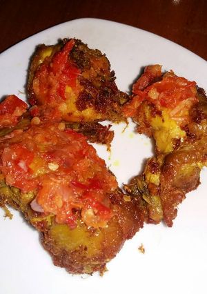 Foto resep Ayam goreng sambal korek (Enak & mudah)